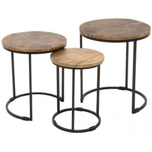 Plantentafel Everyday Trio Set Sidetable Straight 29–38–47 cm salontafels rond